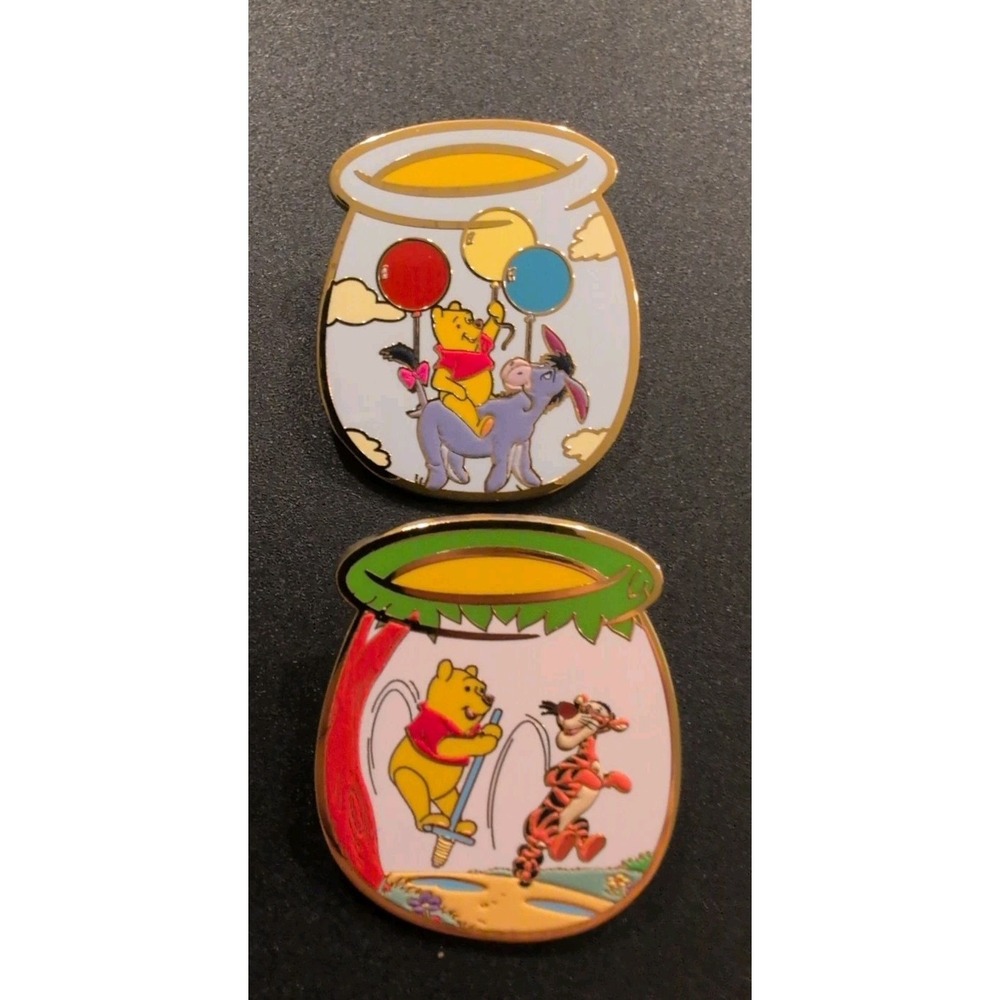 Boxlunch Disney Winnie the Pooh Character Honey Pot Blind Box Enamel Pin Set - Picture 3 of 5